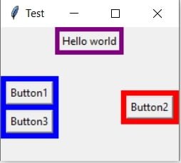Customizing a Frame in Tkinter