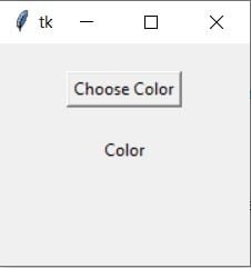 Tkinter non-color window