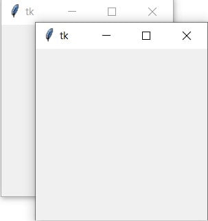 Tkinter Toplevel 