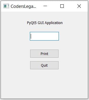 PyQt GUI Example