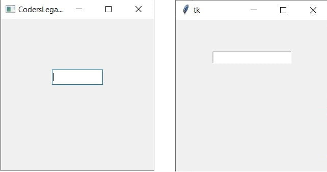 PyQt vs Tkinter Input