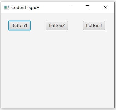 JavaFX HBox layout