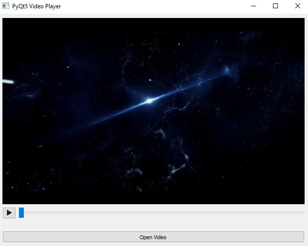 PyQt5 Video Player