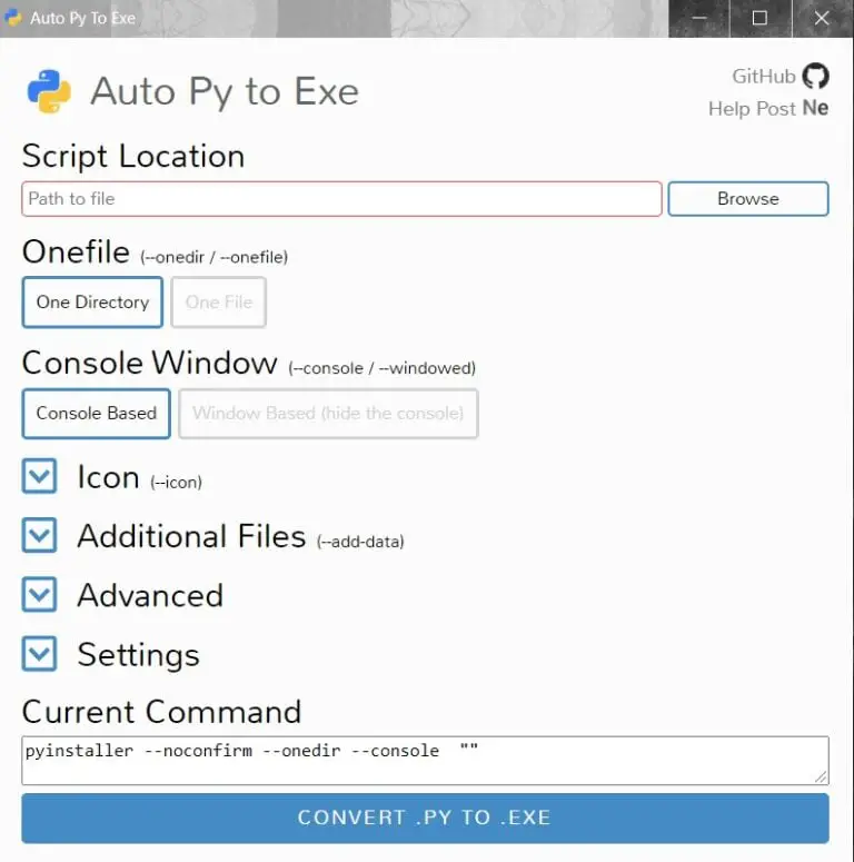Auto Py To Exe Tutorial Coderslegacy Auto Py To Exe Tutorial Coderslegacy