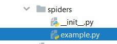Scrapy spiders file