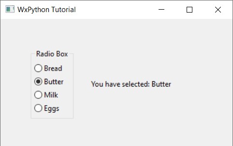 wxPython RadioButton Vertical