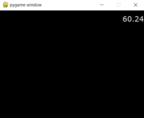 How to display FPS in Pygame (frames per second)