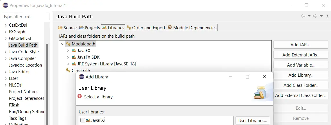 Introduction to JavaFX - Installation Guide - CodersLegacy