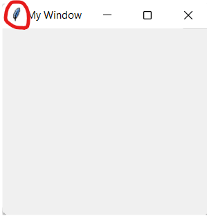 How to change Tkinter Window Icon