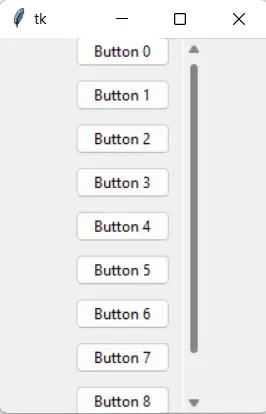 How to make a Scrollable Frame in Tkinter