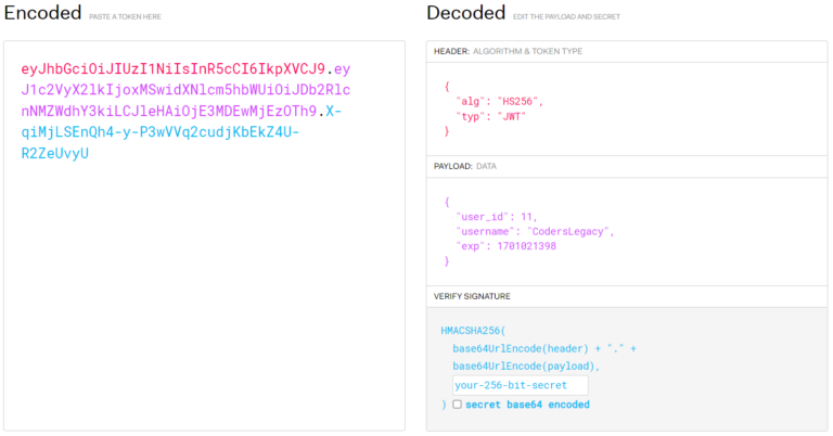 pyJWT Tutorial: Token Authentication in Python - CodersLegacy
